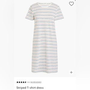 Striped J Crew Factory Dress